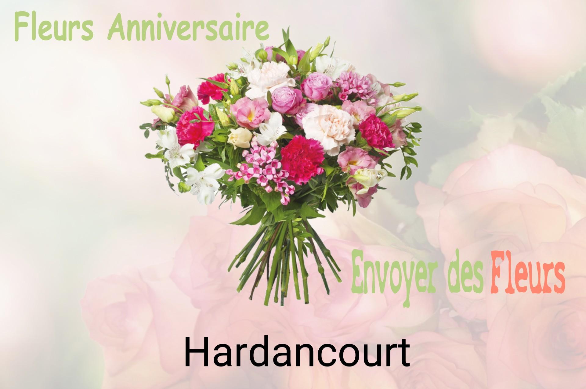 Bouquet de fleurs d’anniversaire livré à Hardancourt